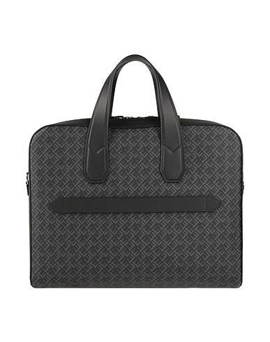 DUNHILL Handbag Black Leather