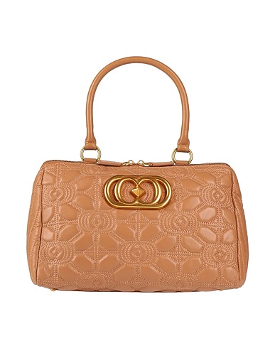 LA CARRIE Handbag Tan Leather