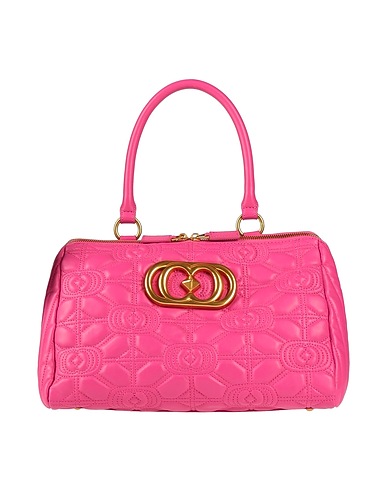 LA CARRIE Handbag Fuchsia Leather