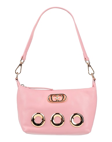 LA CARRIE Shoulder bag Pink Leather