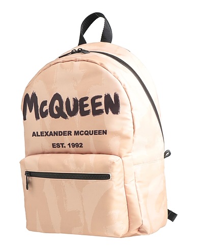 MCQUEEN 백팩 샌드 방직 섬유