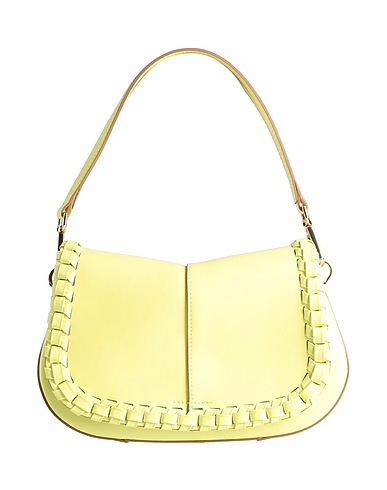 GIANNI CHIARINI Bolso de mano VERDE LIME Cuero