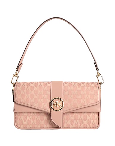 MICHAEL MICHAEL KORS Borsa a mano Rosa Pelle, Fibre tessili