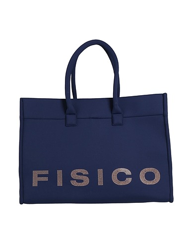 FISICO Handbag Navy blue 50% Polyester, 50% Polyamide