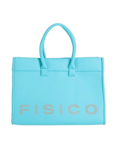 FISICO Handbag Turquoise 50% Polyester, 50% Polyamide