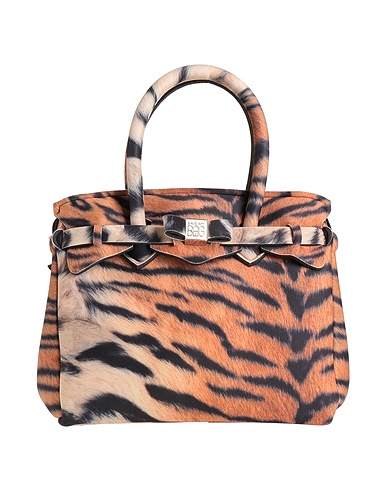 SAVE MY BAG Handbag Brown 50% PEEK (Polyether - Ether - Ketone), 40% Polyester, 10% Elastane