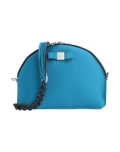 SAVE MY BAG Across-body bag Turquoise 50% PEEK (Polyether - Ether - Ketone), 40% Polyamide, 10% Elastane