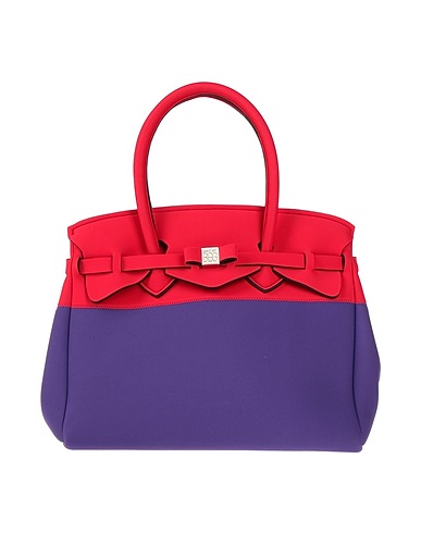 SAVE MY BAG Borsa a mano Viola 80% Poliammide, 20% Elastan