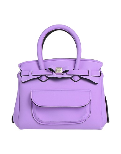 SAVE MY BAG Borsa a mano Viola 80% Poliammide, 20% Elastan