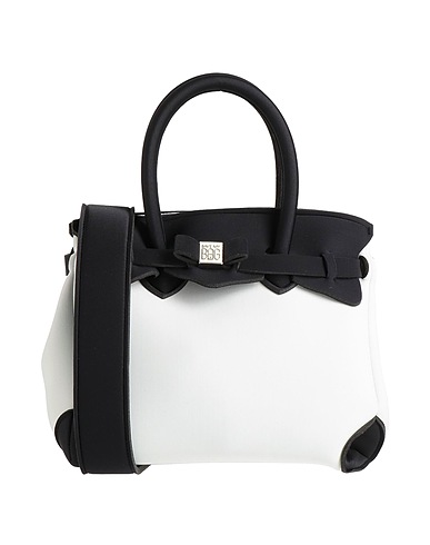 SAVE MY BAG Borsa a mano Nero 80% Poliestere, 20% Elastan
