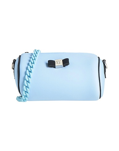 SAVE MY BAG Borsa a tracolla Celeste 50% PEEK (Polietere - Etere - Chetone), 40% Poliammide, 10% Elastan