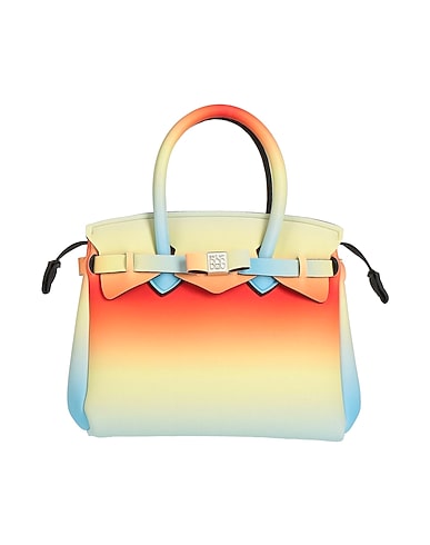 SAVE MY BAG Handbag Yellow 50% Polyester, 40% Polyamide, 10% Elastane