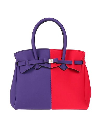 SAVE MY BAG Handbag Purple 80% Polyamide, 20% Elastane