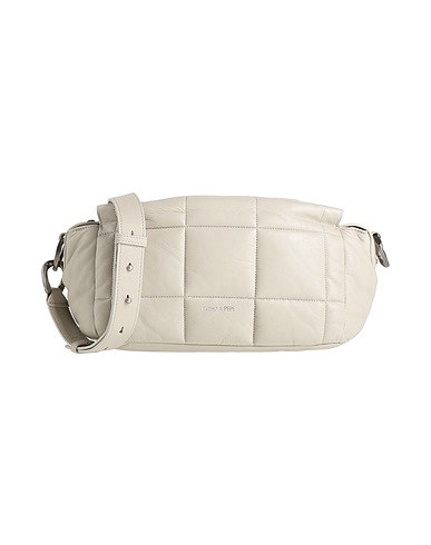 PATRIZIA PEPE Handbag Light grey 100% Polyester