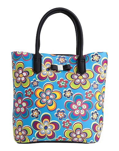 SAVE MY BAG Handbag Azure 50% Polyethylene, 40% Polyester, 10% Elastane
