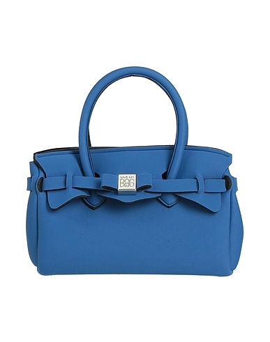 SAVE MY BAG Handbag Blue 80% Polyamide, 20% Elastane