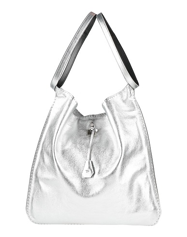 TOM FORD Handbag Silver Leather