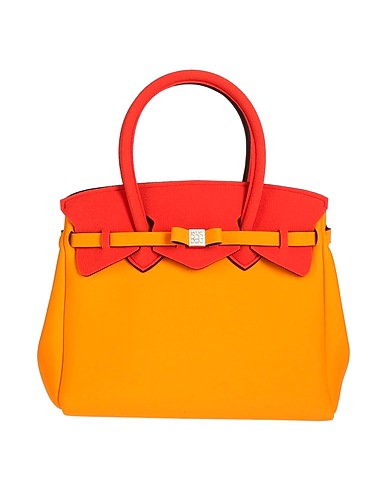 SAVE MY BAG Handbag Orange 80% Polyamide, 20% Elastane