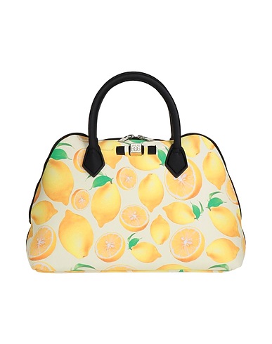 SAVE MY BAG Handbag Yellow 50% PEEK (Polyether - Ether - Ketone), 40% Polyester, 10% Elastane