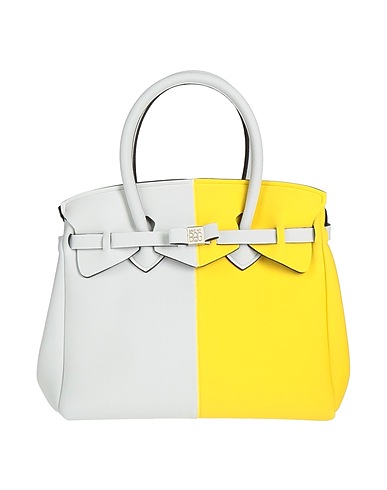 SAVE MY BAG Borsa a mano Giallo 80% Poliammide, 20% Elastan