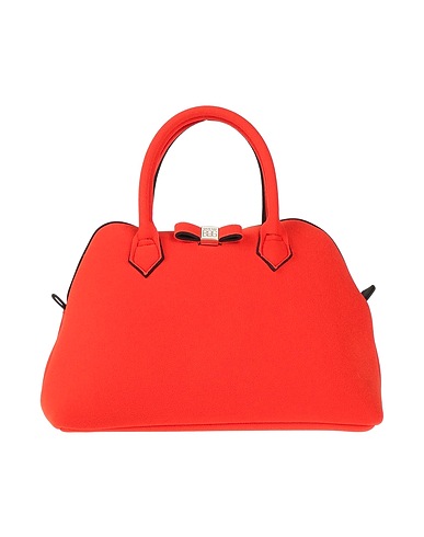 SAVE MY BAG Handbag Orange 50% PEEK (Polyether - Ether - Ketone), 40% Polyamide, 10% Elastane
