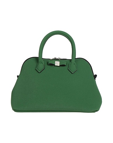 SAVE MY BAG Handbag Green 50% PEEK (Polyether - Ether - Ketone), 40% Polyamide, 10% Elastane