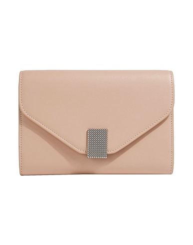 LANVIN Borsa a tracolla Rosa antico 100% Pelle di vitello, Ottone, Zama