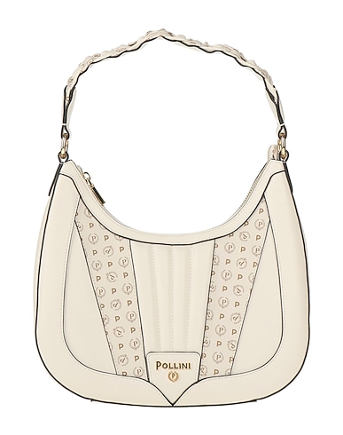 POLLINI Borsa a spalla Avorio 100% Poliuretano