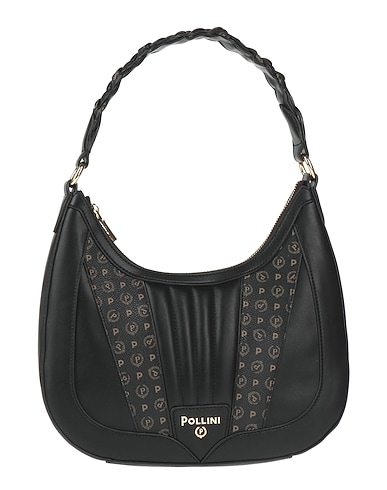POLLINI Shoulder bag Black 100% Polyurethane