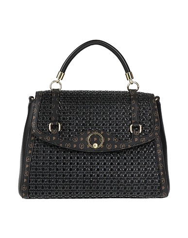 POLLINI Handbag Black Polyurethane