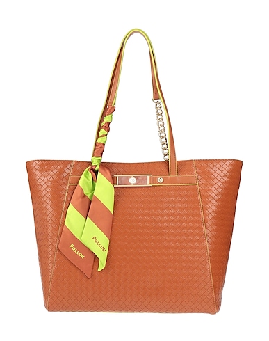 POLLINI Shoulder bag Tan 100% Polyurethane