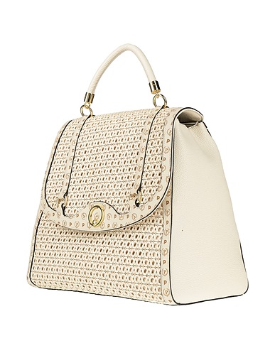 POLLINI Sacs à dos Blanc cassé 100% Polyuréthane