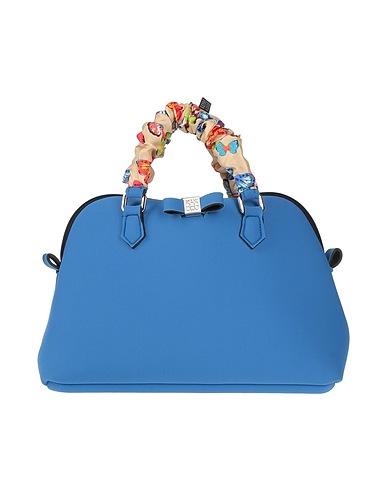 SAVE MY BAG Handbag Light blue 50% PEEK (Polyether - Ether - Ketone), 40% Polyamide, 10% Elastane, Silk