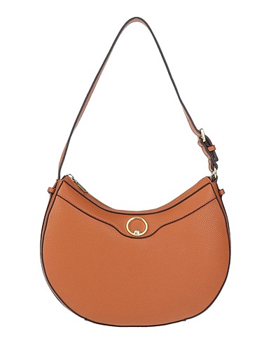 POLLINI Shoulder bag Camel 100% Polyurethane