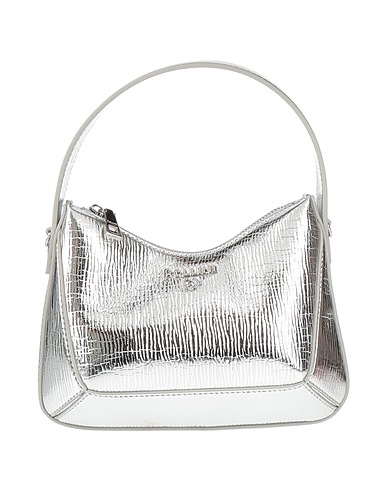POLLINI Handbag Silver 100% Polyurethane