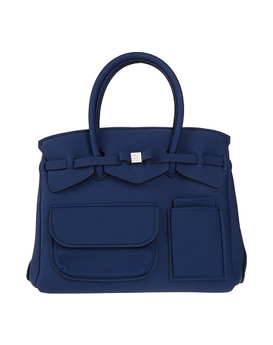 SAVE MY BAG ハンドバッグ ミッドナイトブルー ナイロン 80% / ポリウレタン 20%