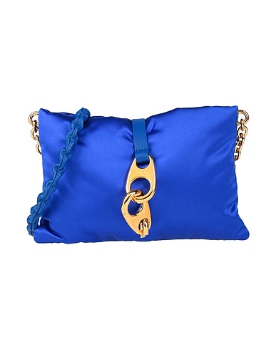TOM FORD Cross-body bags Blue Viscose, Silk