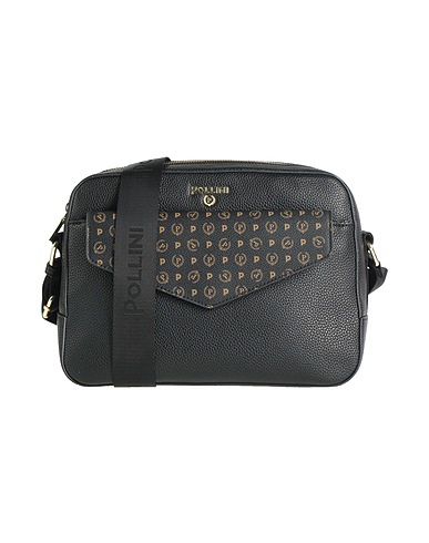 POLLINI Cross-body bags Black 100% Polyurethane