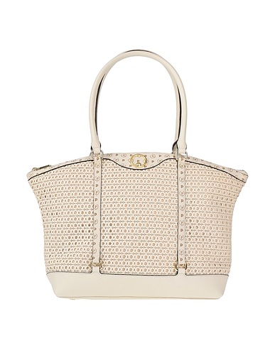POLLINI Handtasche Elfenbein Gewebefasern