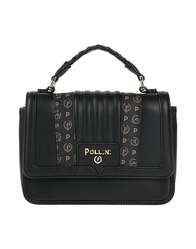 POLLINI Handbag Black 100% Polyurethane