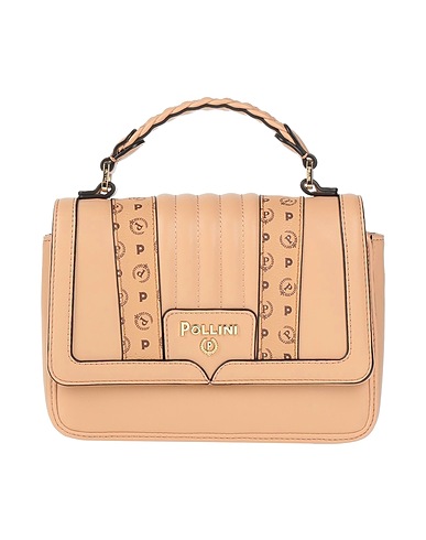 POLLINI Borsa a mano Beige 100% Poliuretano