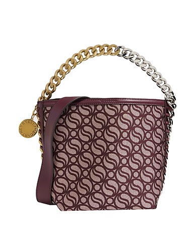 STELLA McCARTNEY Handbag Burgundy 100% Polyester