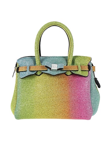 SAVE MY BAG Borsa a mano Verde lime 80% Poliammide, 20% Elastan, Poliestere