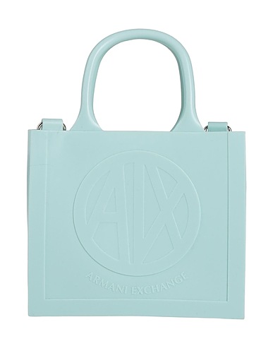ARMANI EXCHANGE Borsa a mano Verde chiaro 100% PVC - Polivinilcloruro
