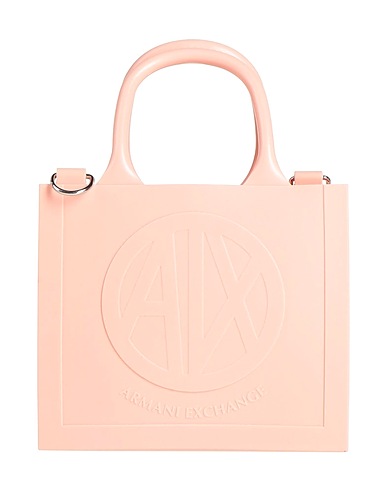 ARMANI EXCHANGE Handbag Light pink 100% PVC - Polyvinyl chloride