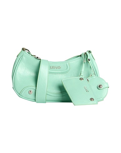 LIU •JO Borsa a spalla BETTER Verde chiaro 100% Poliestere, Resina poliuretanica