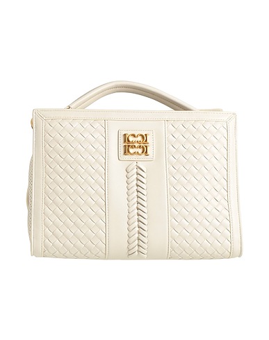 LA CARRIE Handbag Ivory Textile fibers