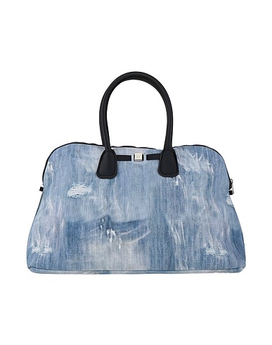 SAVE MY BAG Handbag Blue 50% PEEK (Polyether - Ether - Ketone), 40% Polyamide, 10% Elastane