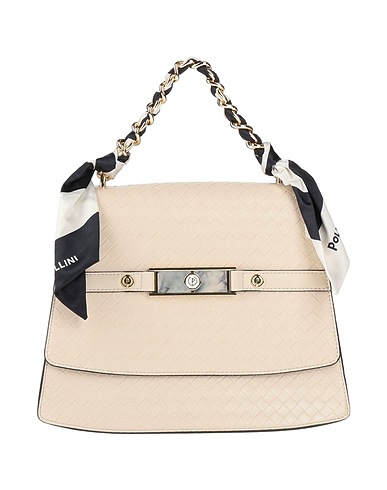 POLLINI Borsa a mano Beige 100% Poliuretano