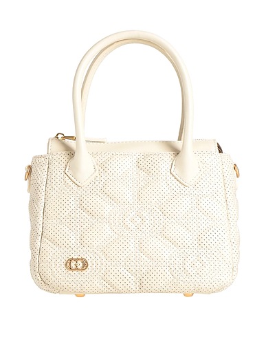 LA CARRIE Handbag Ivory Leather